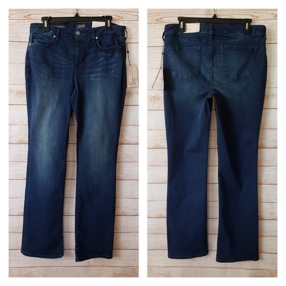 NYDJ Barbara Bootcut Lift Tuck Technology Pilar Stretchy Jeans Women's Size 10 - Picture 1 of 10